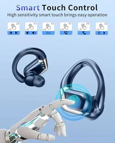 Testing the Wireless Earbud, Bluetooth 5.4 Headphones IP7 Waterproof for Sport, 50H over two weeks