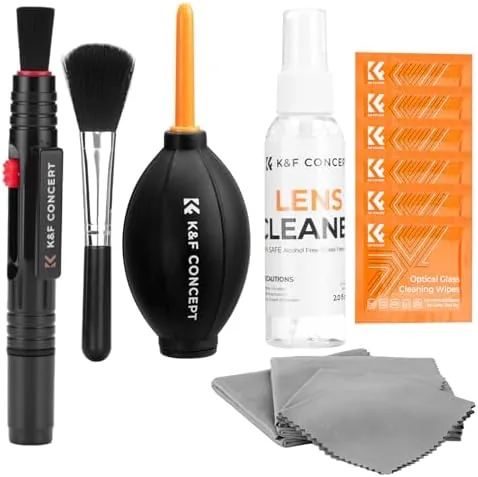 K&F CONCEPT 15 in 1 Camera Pro Cleaning Kit for DSLR and Sensitive Devices Review: Tested and Rated
