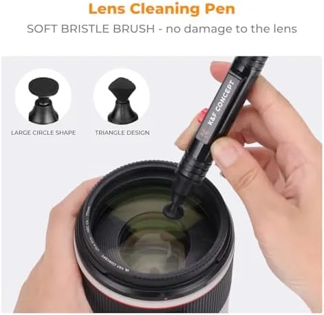 The K&F CONCEPT 15 in 1 Camera Pro Cleaning Kit for in real use