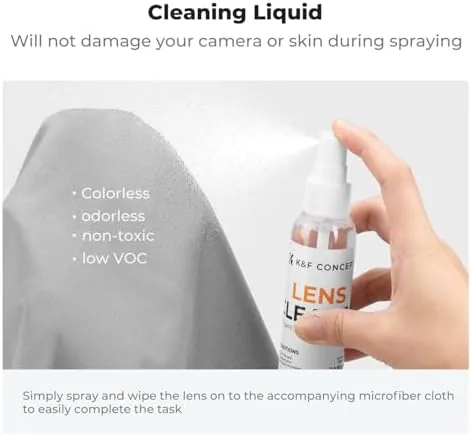 Another view of the K&F CONCEPT 15 in 1 Camera Pro Cleaning Kit for