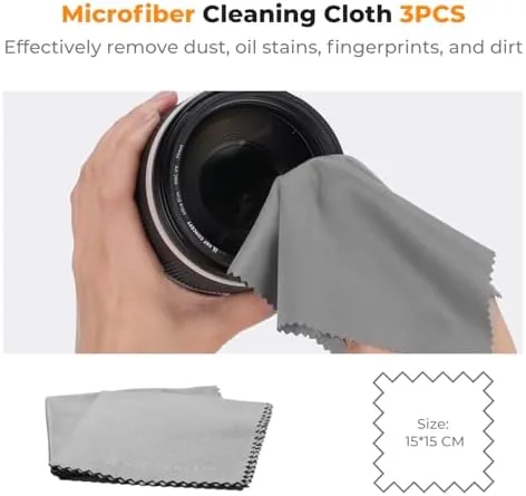 The K&F CONCEPT 15 in 1 Camera Pro Cleaning Kit for compared in context