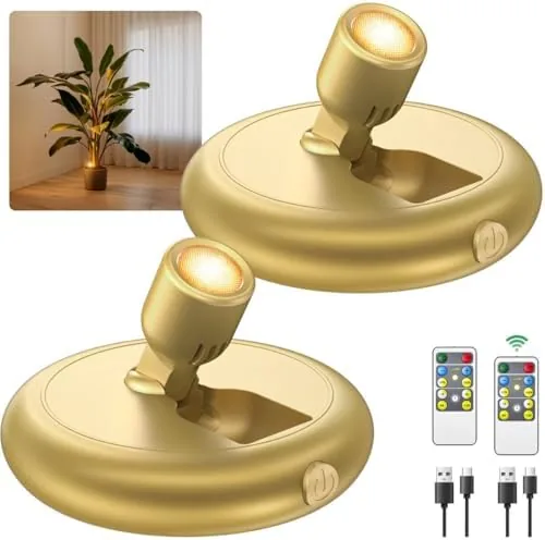 Rechargeable Battery LED Spotlight Indoor: Wireless Mini Art Accent Spot Lights with Timer Remote Review: Tested and Rated