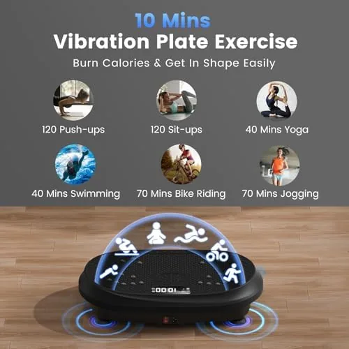 A standing workout on the HVX with the user in a squat position