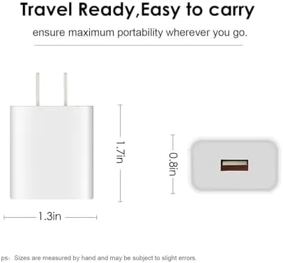 The 5V USB Wall Charging Block Power Adapter for Roku Streaming in real use