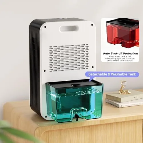 Another view of the Dehumidifier,75 OZ Dehumidifiers for Room for Home,Quiet with Auto Shut