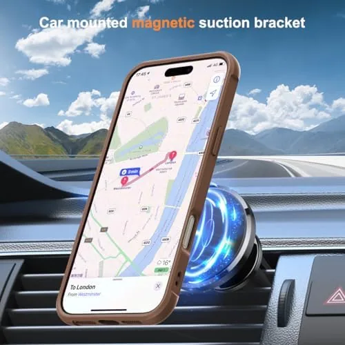 The phone held one handed with the ring stand used as a finger grip