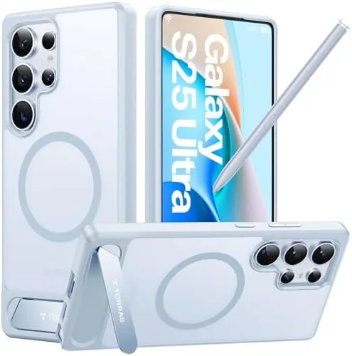 Overview of the TORRAS Strong Magnetic & Stand for Samsung Galaxy S25 Ultra