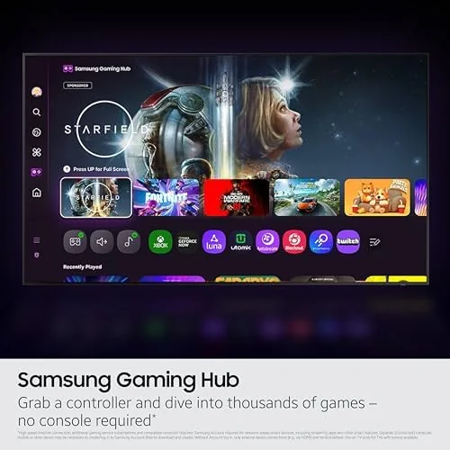 U8000F playing a streaming movie in a dimly lit room