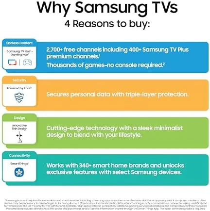 Bedroom setup with the U8000F TV playing free content