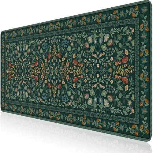 iCasso Desk Mat,Mouse Pad for Office Decor,35.4x15.7in,Deep Green | Back to School Desk Pad Review: Tested and Rated
