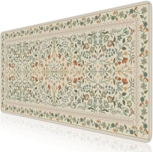 iCasso Desk Mat for Keyboard and Mouse, Large Mouse Pad, 35.4x15.7in,Beige | Back to Review: Tested and Rated