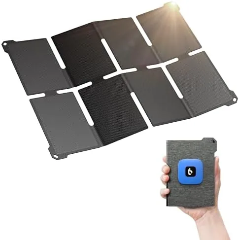 Overview of the [Upgraded] BigBlue Ultra-Light Portable 25W Solar Panel Charger with USB-A