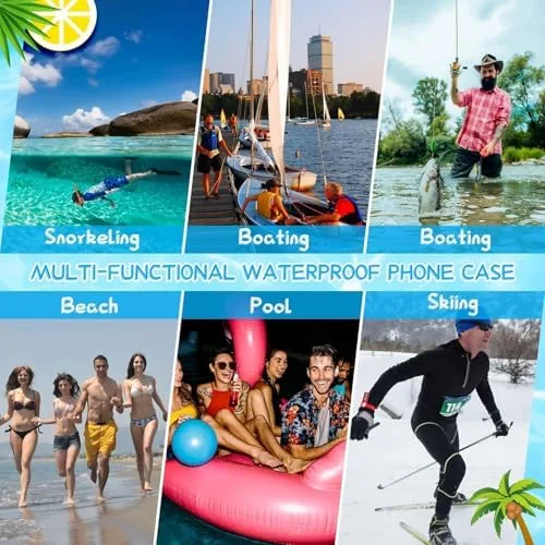 Testing the Chiisong 56 Pack Waterproof Phone Pouch Clear Cellphone Case Bulk over two weeks