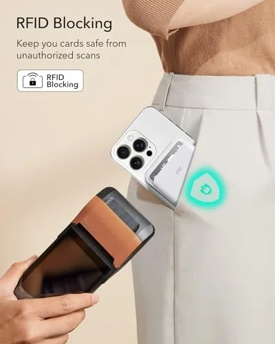 The ESR for MagSafe Wallet, 5 Card Holder for Phone Case compared in context