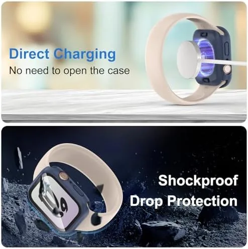 The YIJDACASE 3 in 1 Waterproof Case for 40mm Apple Watch in real use