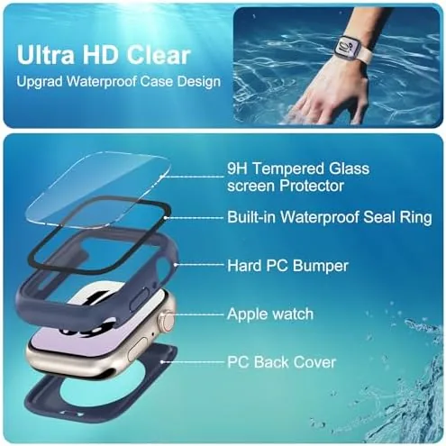 The YIJDACASE 3 in 1 Waterproof Case for 40mm Apple Watch compared in context