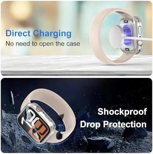 The YIJDACASE 3 in 1 Waterproof Case for 40mm Apple Watch in real use