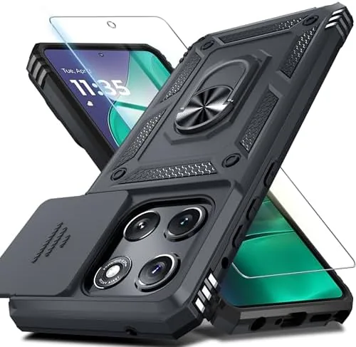 Overview of the for Moto G Stylus 5G 2026/2025 Case Built in Slide