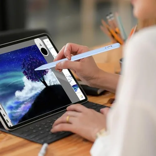 Testing the Stylus Pen for Android Tablet/Phones, Tablet Pencil for iOS/Android,Blue | over two weeks