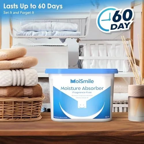 The Moisture Absorbers, Fragrance Free Humidity Absorber, 3 Pack, 10.5 oz in real use
