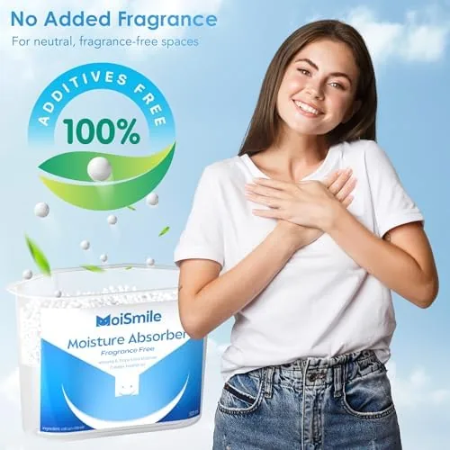 The Moisture Absorbers, Fragrance Free Humidity Absorber, 3 Pack, 10.5 oz compared in context