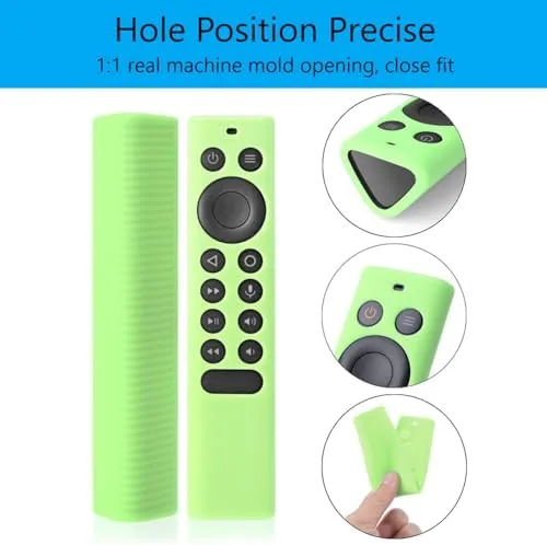 Close look at the Glowing Silicone Remote Cover for NVIDIA Shield TV Pro/4K HDR build quality