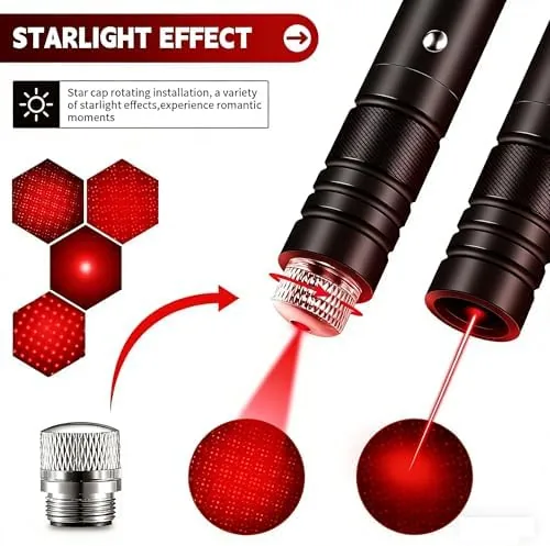 Close look at the Red Laser Pointer, Laser Pointer [Material Upgrade] Laser Pointer Pen，Red build quality