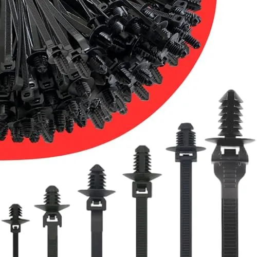 60Pcs Nylon Universal Cable Tie with Buckle Push Mount Zip Tie Mount ChristmasTree Zip Review: Tested and Rated