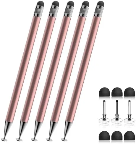 Bopomofo Stylus(5 Pcs),2-in-1 Stylus Pen for Touchscreen,Stylus Pen | Metal Barrel,Suitable for Apple(iPhone/ipad)/Nintendo Switch/Samsung/Google/Microsoft/Android Review: Tested and Rated