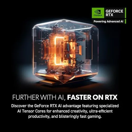 The RTX 5070 Ti graphics card visible through the side window