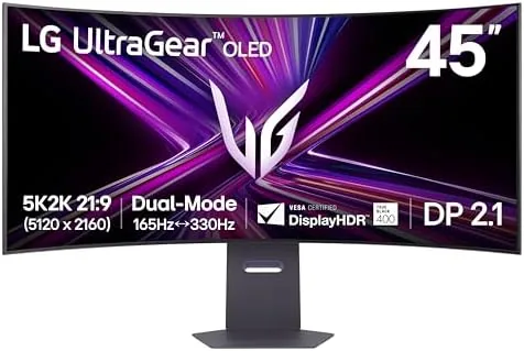 Overview of the LG 45GX950A-B 45-inch Ultragear 5K2K WUHD (5120 x 2160) OLED