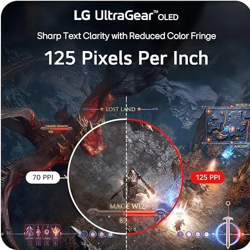 Another view of the LG 45GX950A-B 45-inch Ultragear 5K2K WUHD (5120 x 2160) OLED