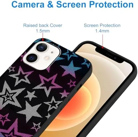 Close look at the 2 Pack Y2K Cute Phone Case for iPhone 12/12 Pro build quality