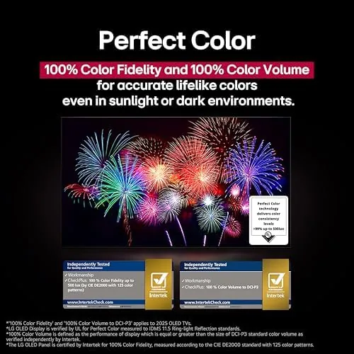 The LG 77-Inch Class OLED evo AI 4K C5 Series Smart compared in context