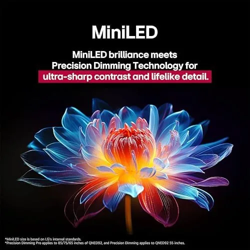 The LG 75-Inch Class QNED evo AI QNED85A Series Mini LED in real use