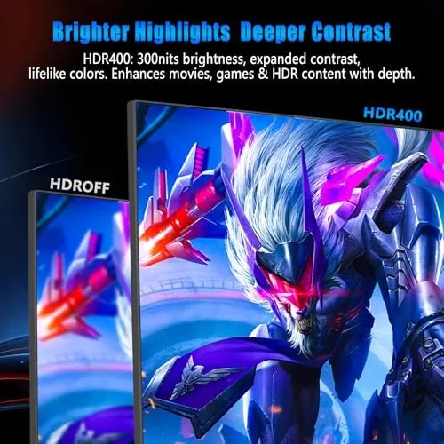 The 28 Inch 4K UHD Gaming Monitor 144Hz 1ms，IPS Monitor with in real use