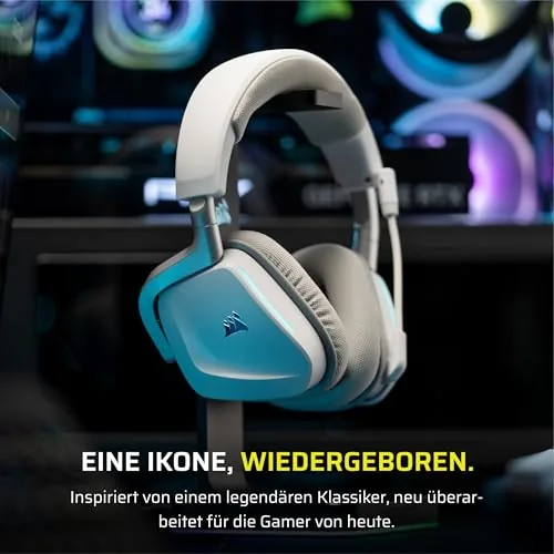 A close up of the memory foam ear cup and the rotating swivel of the headset