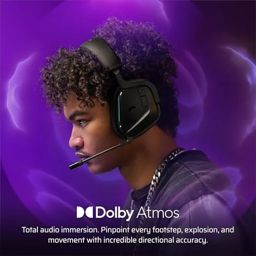The flip up microphone boom on the Corsair Void v2 headset