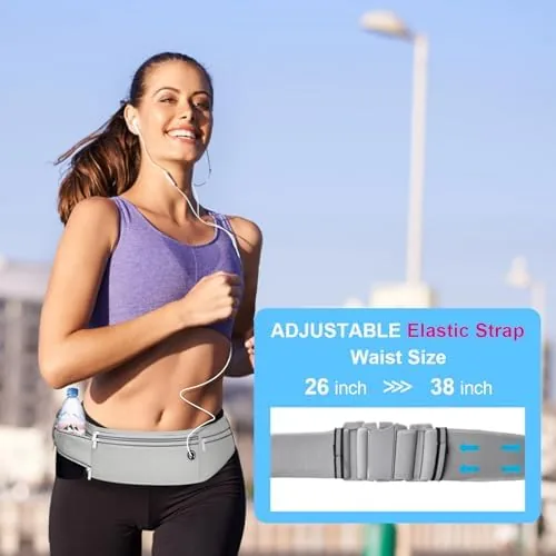 Another view of the Slim Running Belt for Women Men,Runners Fanny Pack Phone Holder,Money