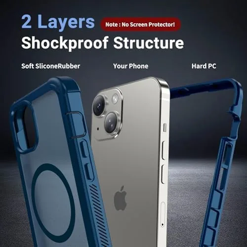 Close look at the jaroco Magnetic for iPhone 13 Case Heavy Duty Protection Deep build quality