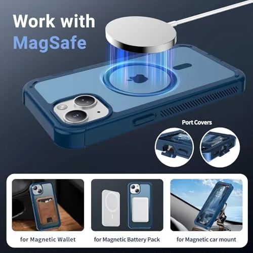 The jaroco Magnetic for iPhone 13 Case Heavy Duty Protection Deep in real use