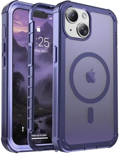 Overview of the jaroco Magnetic for iPhone 13 Case Heavy Duty Protection Dark
