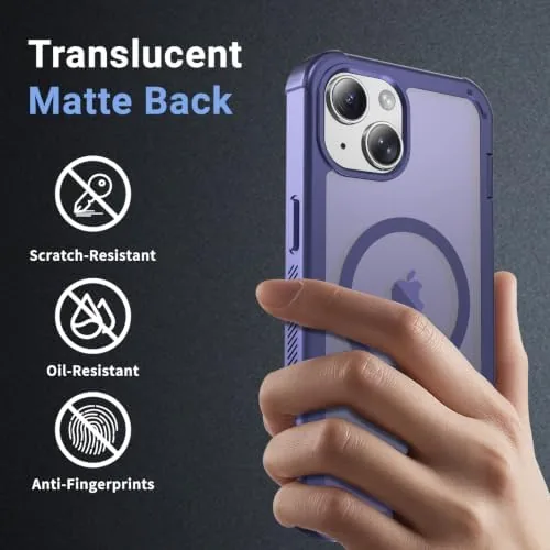 Another view of the jaroco Magnetic for iPhone 13 Case Heavy Duty Protection Dark