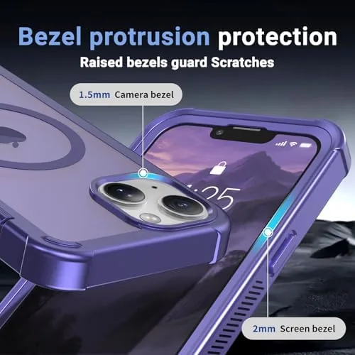 The jaroco Magnetic for iPhone 13 Case Heavy Duty Protection Dark compared in context