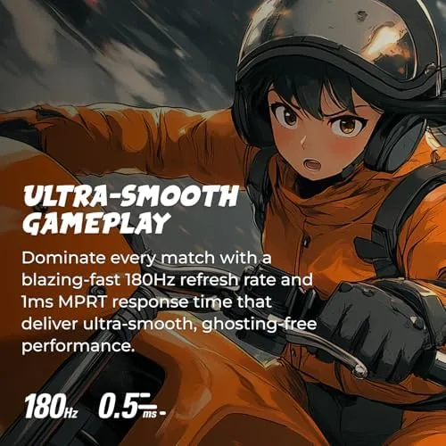 Close look at the AOC 24 Inch Curved Gaming Monitor FHD 1080P 180Hz VA build quality