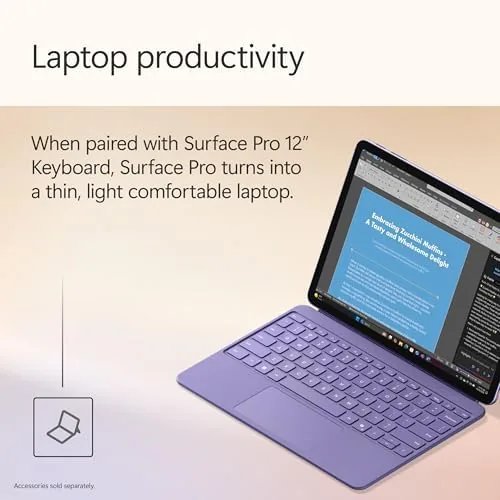 The Microsoft Surface Pro 2-in-1 Laptop/Tablet (2025), Windows 11 Copilot+ PC in real use