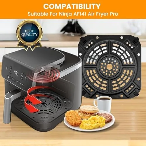 The Air Fryer Accessories for Ninja AF141 Air Fryer Pro 4 in real use