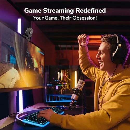 The EMEET Piko 4K Webcam for Streaming, World's 1st Dual-Camera AI-Powered in real use