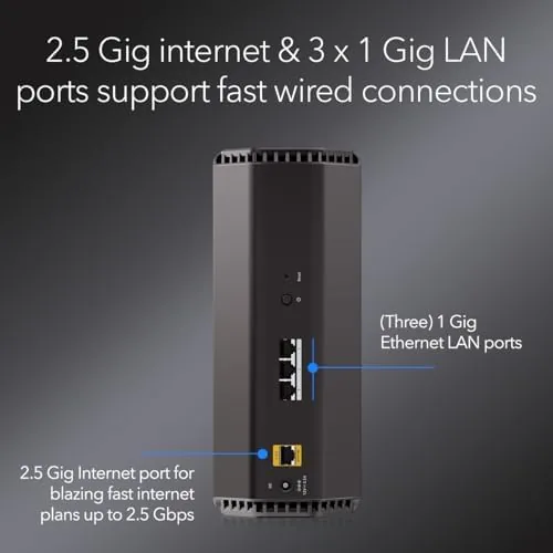 The NETGEAR Nighthawk Dual-Band WiFi 7 Router (RS150) - Router Only compared in context