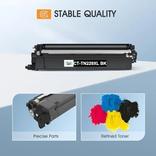 The TN229XL TN229 229XL MFC-L3780CDW Toner Cartridges MFC-L3720CDW HL-L3280CDW | Compatible in real use